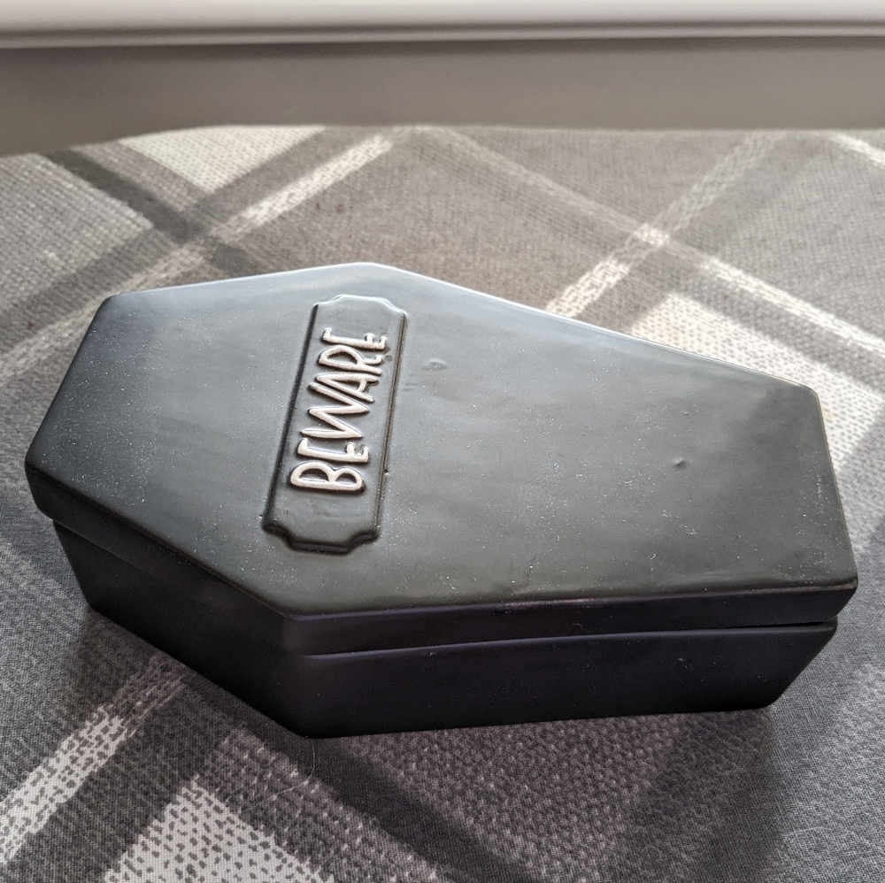 Target Ceramic Halloween Coffin Box